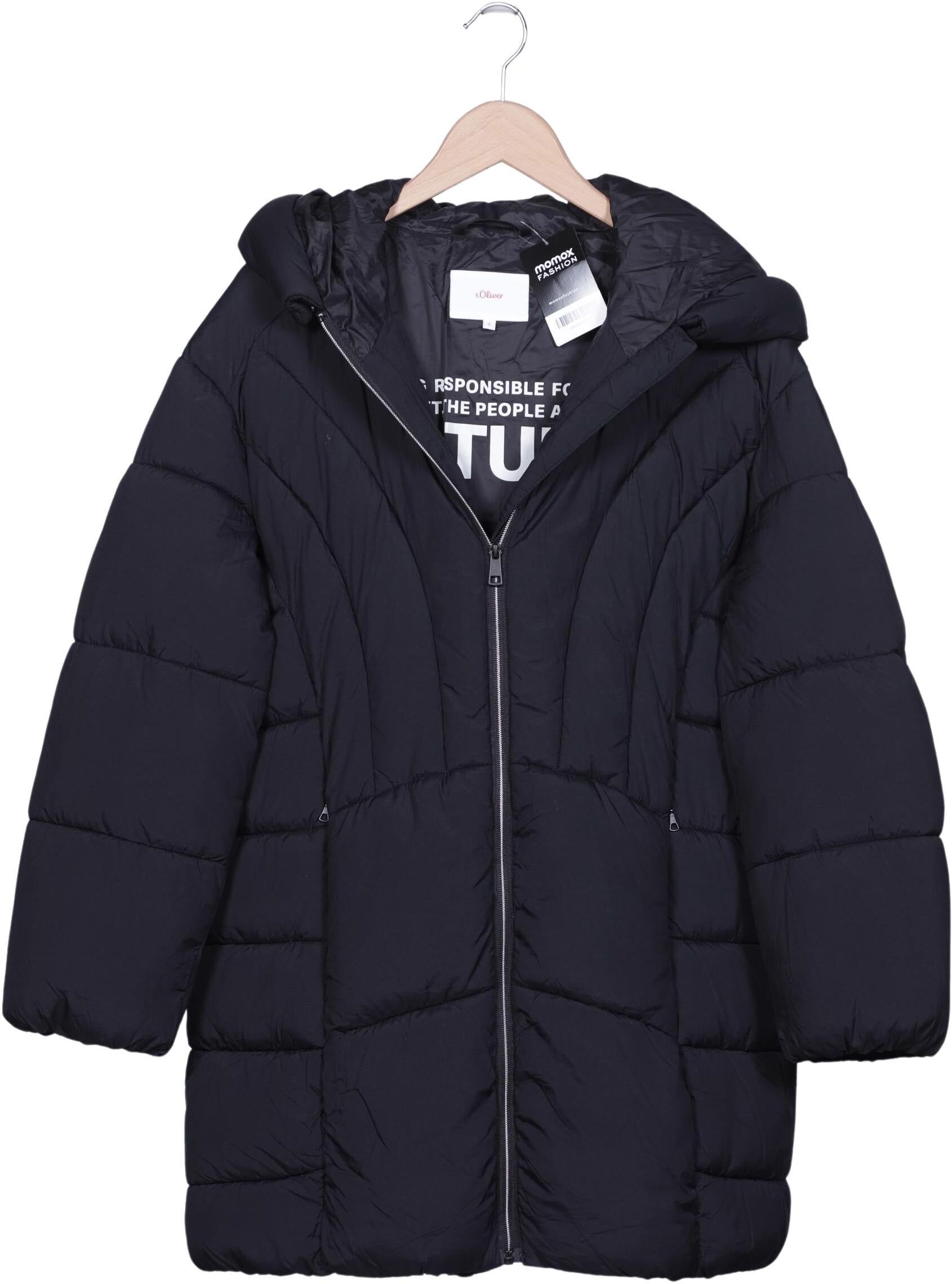 S. Oliver Damen Mantel, Marineblau, Gr. S, Synthetik - Second Hand