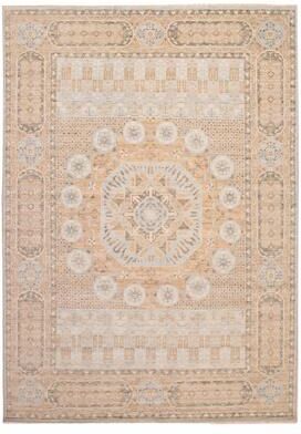 ECARPETGALLERY Hand-knotted Mamluk Tan Wool Rug - 10'3 x 14'10