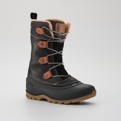 Winterstiefel KAMIK "SNOWGEM2", Damen, Gr. 39, gefüttert wärmend, schwarz, Leder, Schuhe Winterstiefel, Snowboots,Winterboots,gefüttert,wasserdicht