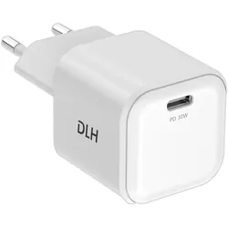DLH 30w USB-C Power Delivery Charger (30 W, 1 Port), USB Ladegerät, Weiss
