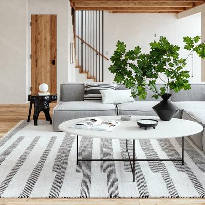 Nuloom Hyperion Tasseled Cotton and Wool Area Rug