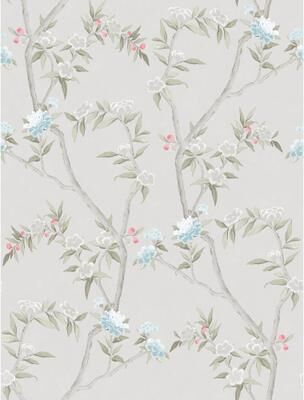 Galerie Wallcoverings Spring Blossom Chinoiserie Floral Vine Non-woven Matte Wallpaper Roll