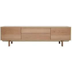 Skandinavisches TV-Möbel aus hellem Holz B180cm SID