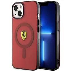 Ferrari Translucent MagSafe - Hülle für iPhone 14 (rot)