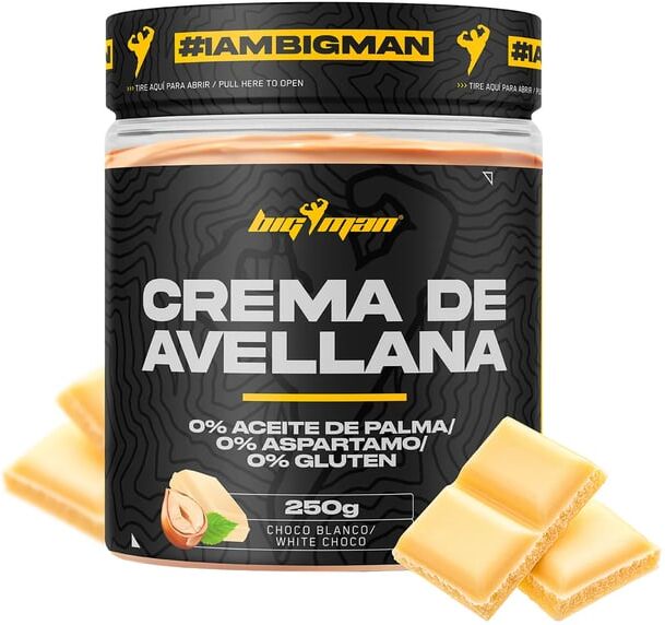 Bigman Manteiga De Avelã Sabor Chocolate Branco 250g Chocolate Branco