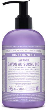Dr. Bronner's Savon au Sucre Bio Lavande Soins corps