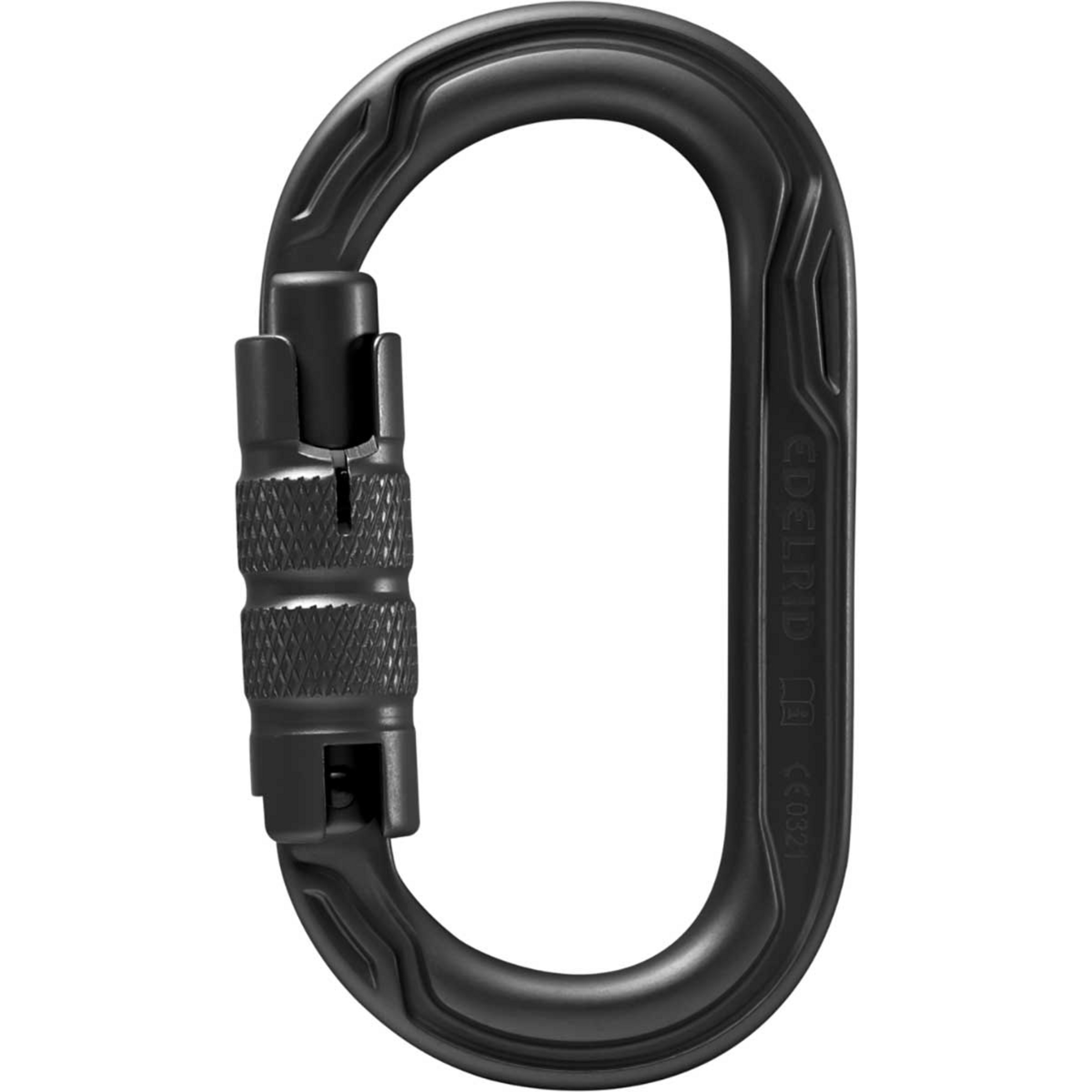 Edelrid Oval Power 2500 Triple Karabiner Karabiner schwarz Alpinklettern | Sportklettern
