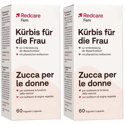 Redcare Fem Kürbis für die Frau Doppelpack 2x60 St Kapseln