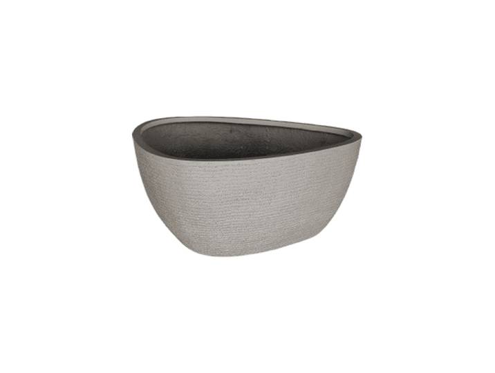 Hochwertiger In- & Outdoor Blumentopf „Ruvido Organic“, verschiedene Grössen Grau Luca Lifestyle