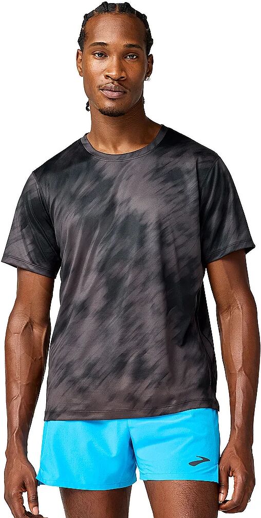 BROOKS Herren Laufshirt Dash Printed schwarz   XL M
