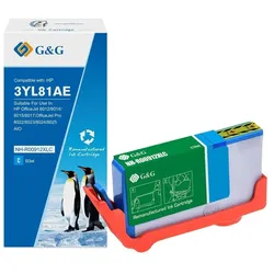 G&G Kompatibel mit HP 912XL/ 3YL81AE XL-Druckerpatronen Cyan