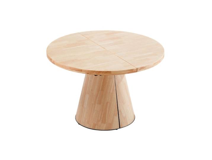 Table de repas ronde extensible en bois