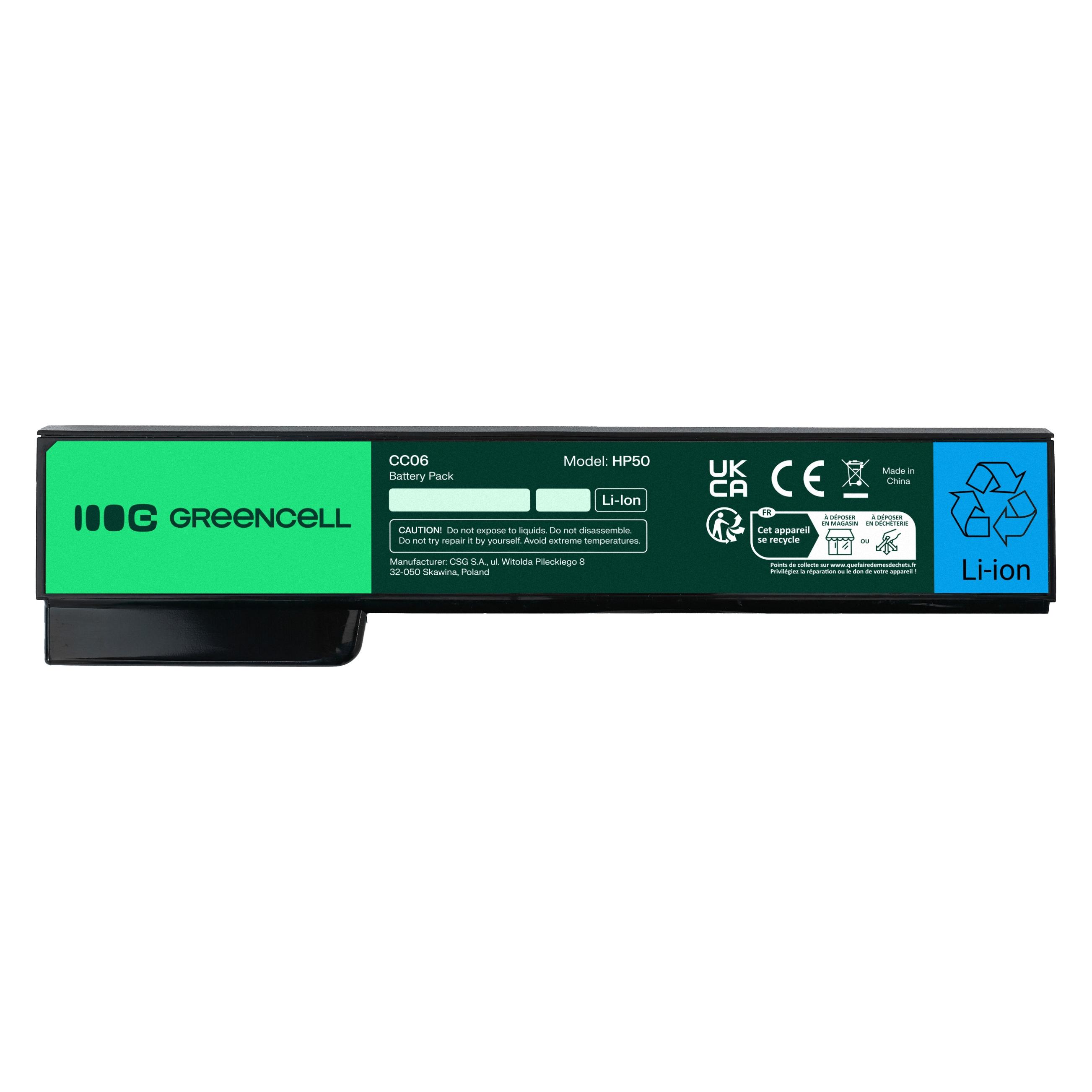 GreenCell Cell HP50 Notebook-Ersatzteil Akku (6 Zellen, 4400 mAh) (HP50)