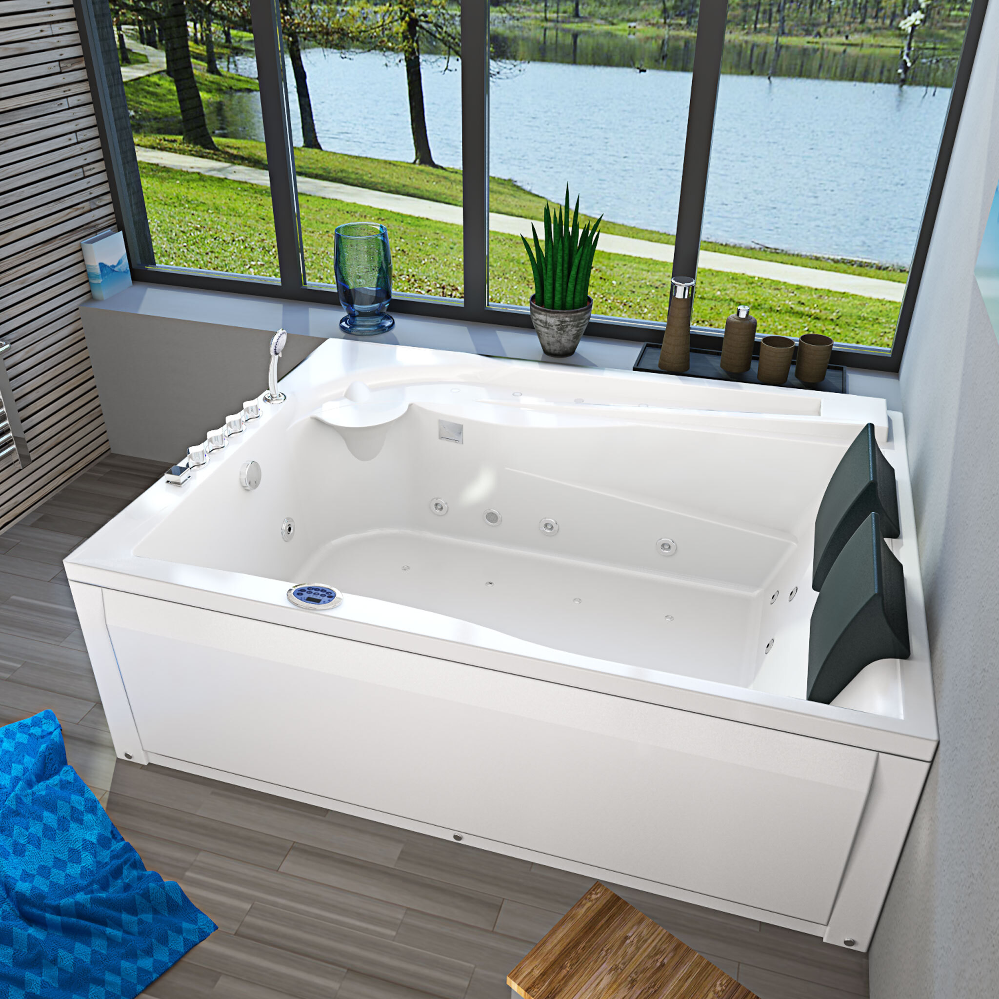 Whirlpool Pool Badewanne Wanne W12HZ-C 180x135cm