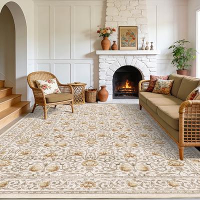 Garvee William Morris Style Floral Area Rug