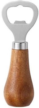 Inspire Daily Merch Premium Beer Bottle Opener With Solid Wood Handle Stainless Steel For Household Use 1pc