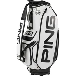 Ping Cartbag Tour Staff, weiss/schwarz