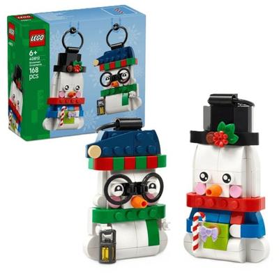 LEGO Deko-Schneemänner Modellbausatz zum Aufstellen oder als Deko 40812