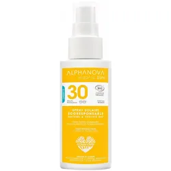 Alphanova, Sonnencreme, SUN Spray Bio SPF30 ohne Nanopartikel liq (SPF 30, 125 ml)