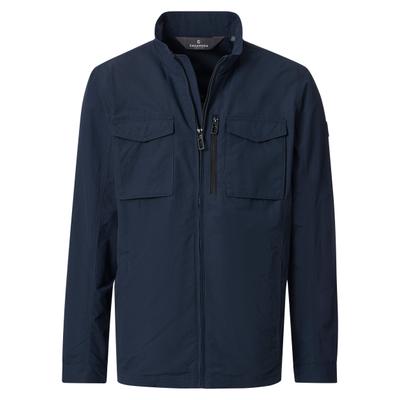 Sommerjacke CASAMODA "CASAMODA Sommerjacke uni", Herren, Gr. 3XL, blau, 100% Polyamid, Jacken