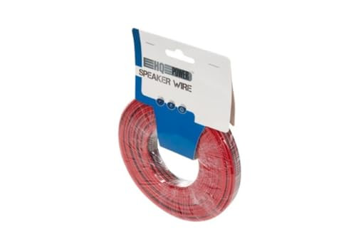 HQ-Power Luidsprekerkabel 2x1,50mm², 25 meter, Rood/Zwart, OFC Koper, Professionele Audio Bekabeling
