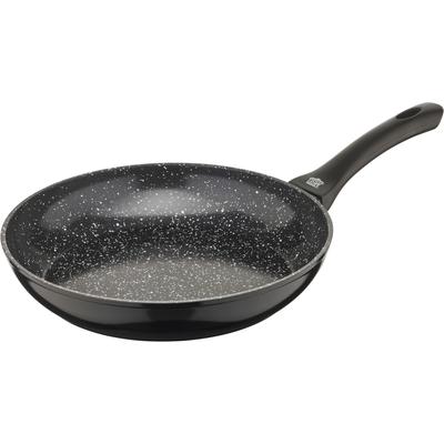 Bratpfanne GSW "Barisa", schwarz, H:5,8cm Ø:32cm, Pfannen, Bratpfanne, VITAFLON QUARZIT Antihaft-Versiegelung, Induktion