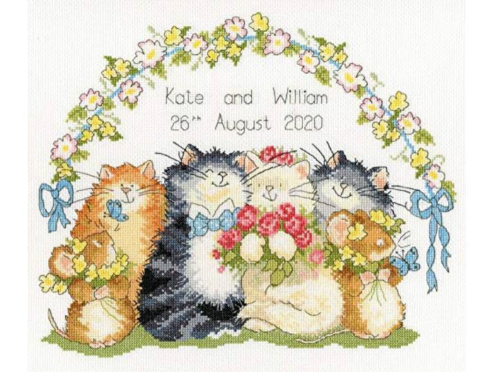 Bothy Threads Cross Stitch Kit - De Purrrfect Dag