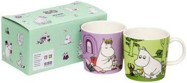 Moomin Arabia Mug 10oz Snorkmaiden & Moomintroll, 2-Piece