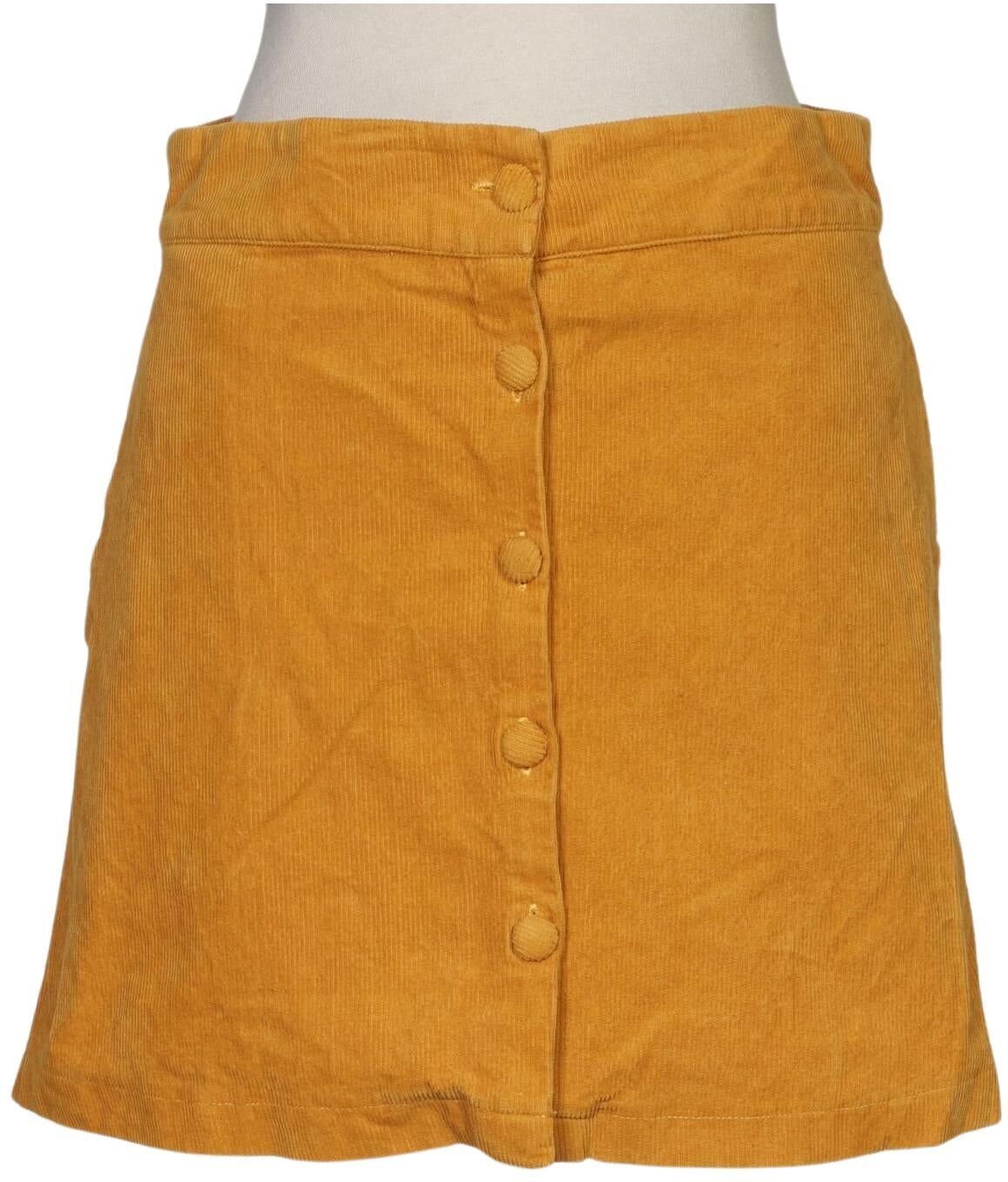 Banned Damen Rock, Gelb, Gr. XS, Baumwolle - Second Hand