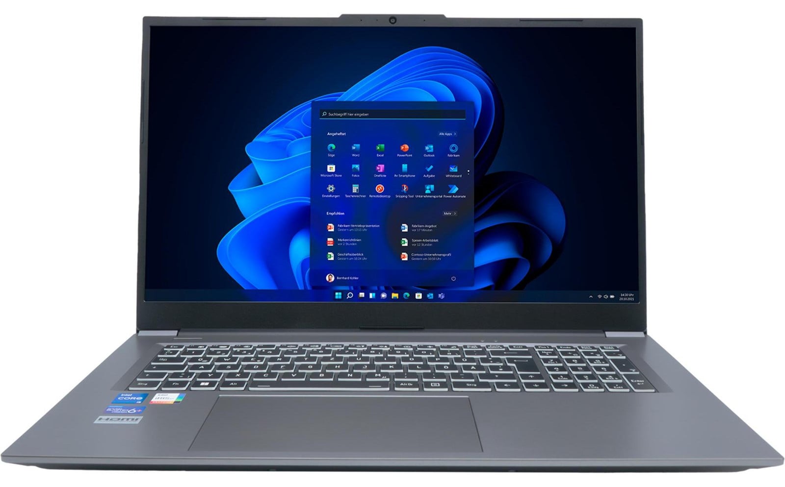 Terra Mobile 1717R Notebook met Intel Core i7-1355U en Windows 11 Pro