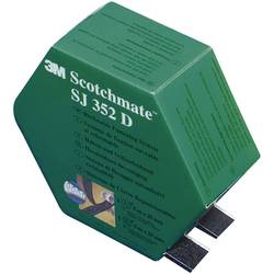 3M SJ 352D Scotchmate Klettband zum Aufkleben Haft- und Flauschteil (L x B) 5000 mm x 25.4 mm Schwarz 1 Paar SJ352D