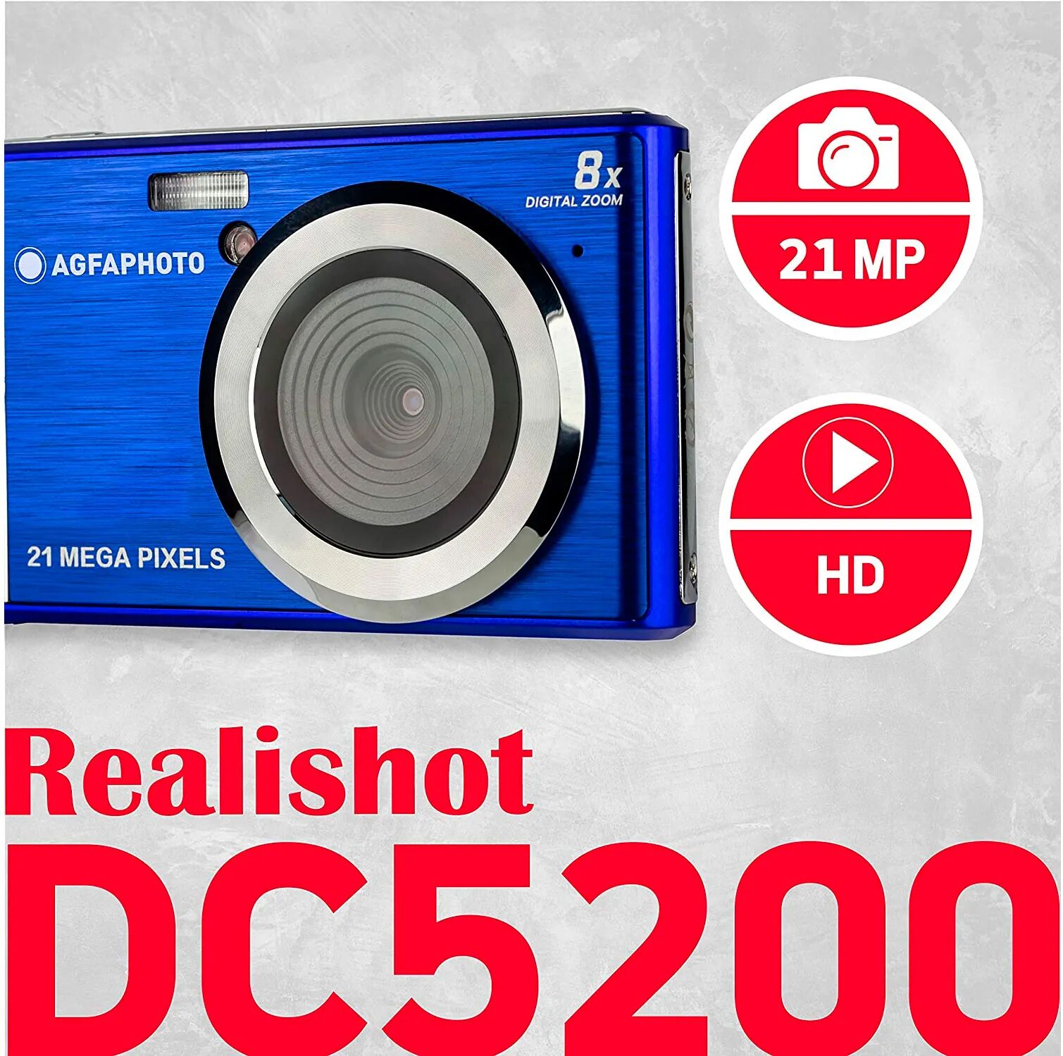 Agfaphoto Dc5200 Silver / Cámara Compacta