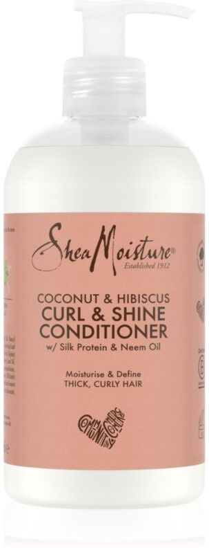 Shea Moisture Coconut & Hibiscus Conditioner Lockenpflege für lockiges Haar 384 ml