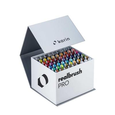 KARIN Marker Realbrush PRO Mega Box, 60 Farben + 3 Blender