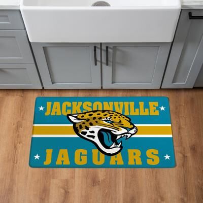 Evergreen "Jacksonville Jaguars Anti-Fatigue Door Mat - 30"" x 18"""
