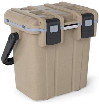 Costway Ultra-Light Injection Molded Cooler 21 QT Hard Ice Chest-Coffee
