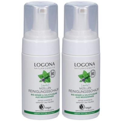 Purify Mizellen Reinigungsschaum Bio-Minze & Salicylsäure aus der Weidenrinde 2x 2x100 ml