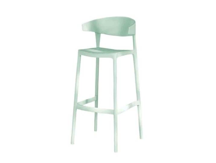 Höhenhocker Barhocker, stapelbar, hohe Hocker mit Kaffee-Rückenlehne(Green)