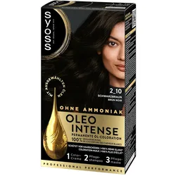 2x Syoss, Haarfarbe, Haarcoloration Oleo Intense 2-10 Schwarzbraun (2-10 Schwarzbraun)
