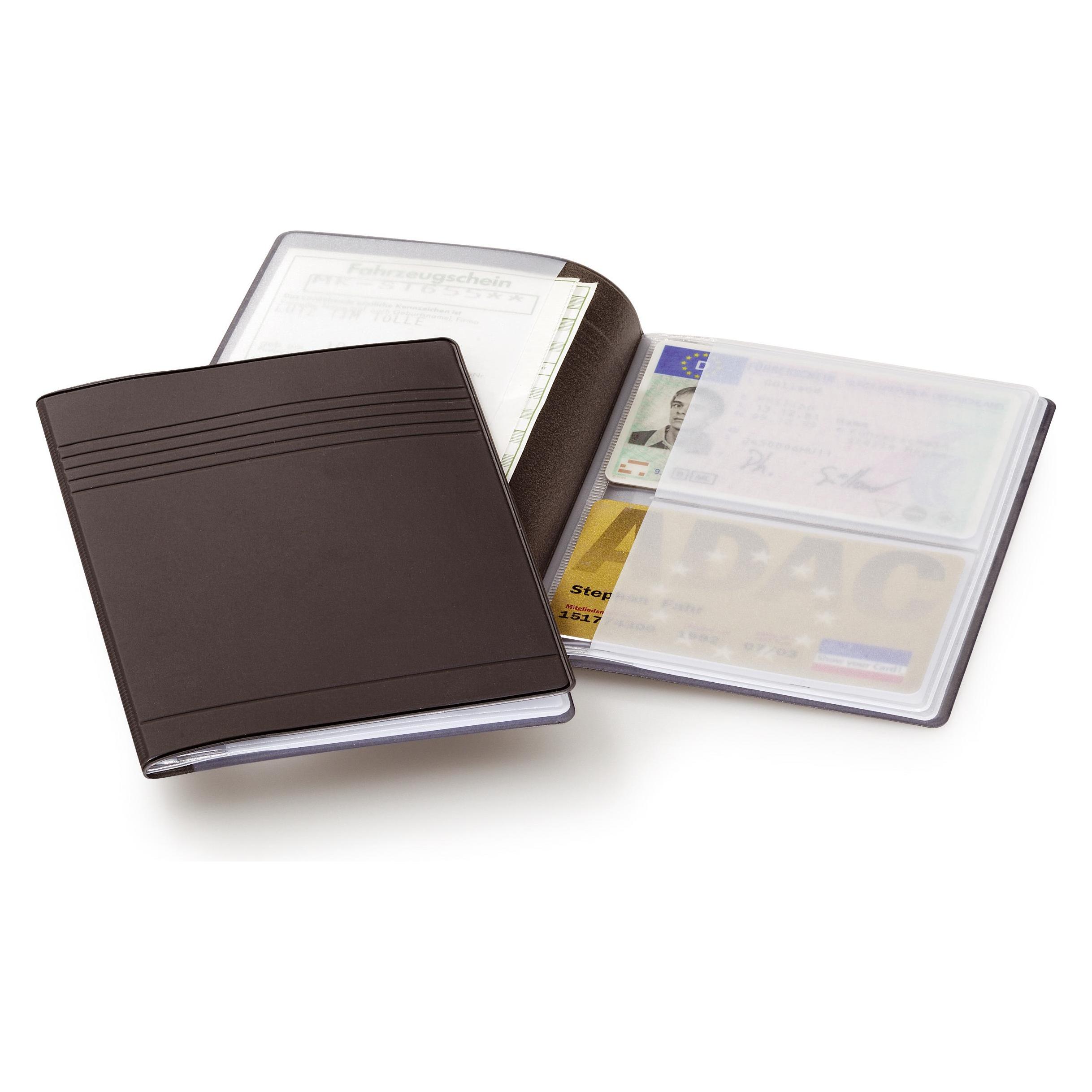 Durable Kreditkartenetui grau 5,4 x 8,5 cm und 8,0 x 11,5 cm (239758)