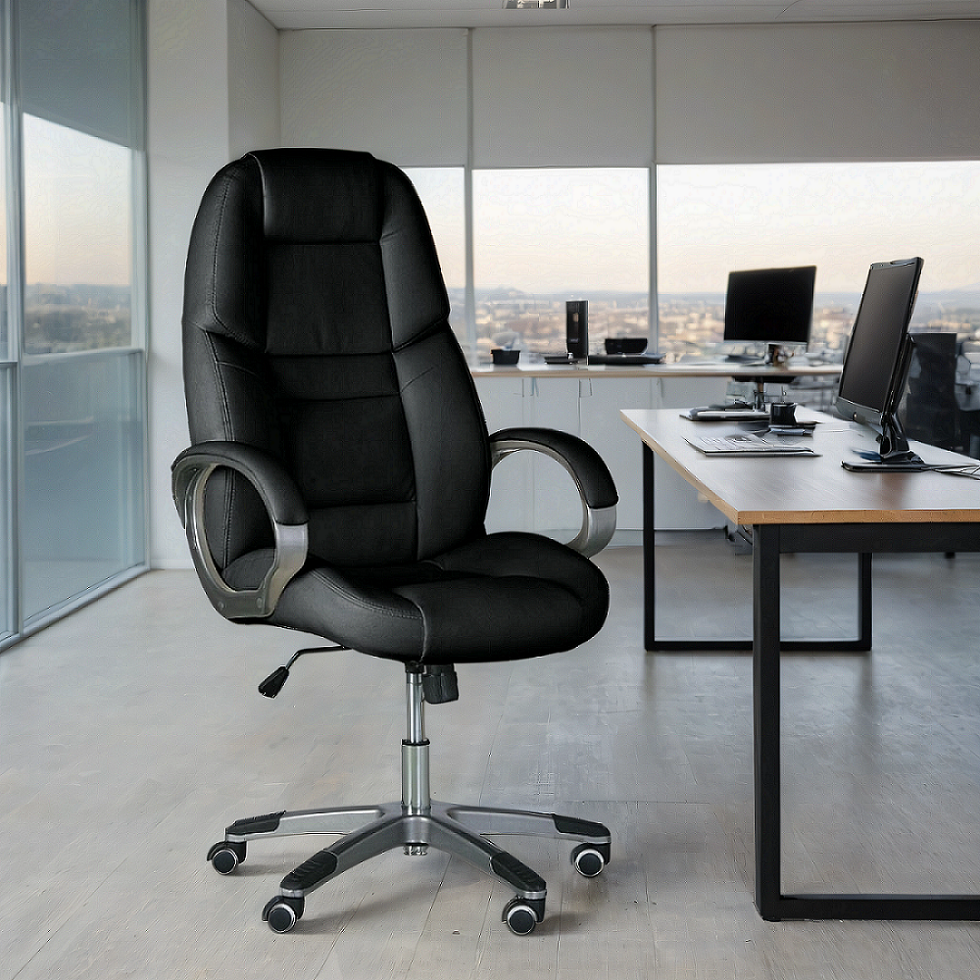 B2B Partner Leder-Bürosessel KEVIN, beige