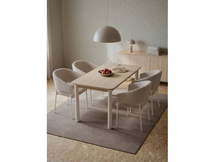 TOM TAILOR HOME Essgruppe COLOR TABLE 140x90 + 4x EMBRACE ARMCHAIR – harmonische Farben, (Set, 1 Tisch und 4 Stühle), für ein stimmiges Gesamtbild am Esstisch – ohne langes Suchen.