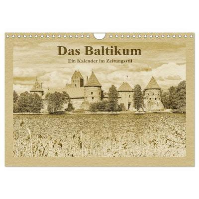 Das Baltikum - Ein Kalender im Zeitungsstil (Wandkalender 2026 DIN A4 quer), CALVENDO Monatskalender