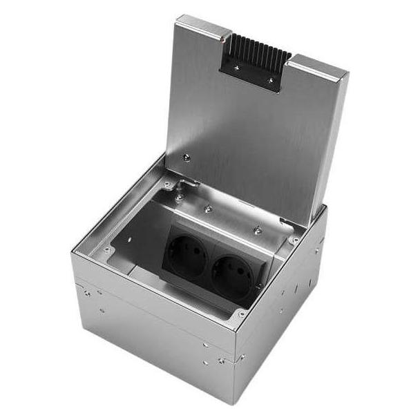 Bodensteckdosen Systemtechnik Bodensteckdose 8902BB 2x 8902BB-1-0 Schuko, belegbar 8902BB-1-0 (8902BB-1-0)