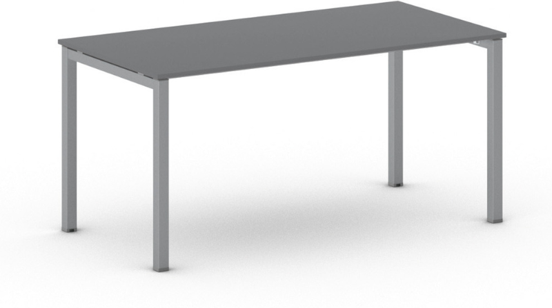 B2B Partner Büroschreibtisch METAL 160x80 cm, Graphit