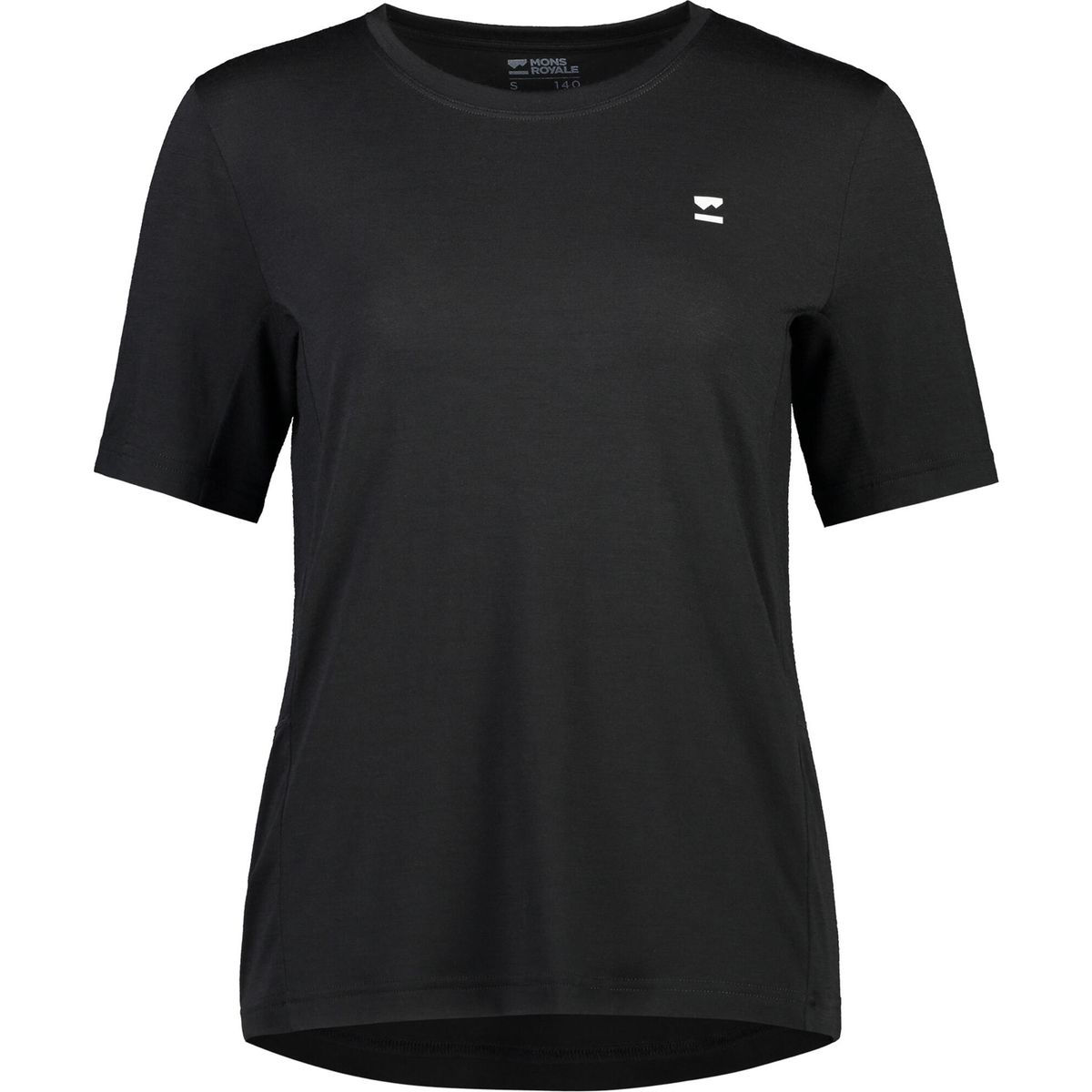 Mons Royale Womens Tarn Merino Tee-shirt black (1) S 100549-1169-001-S