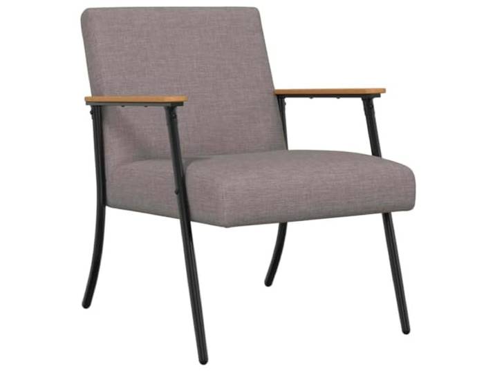 Sessel Dunkelgrau aus Samt Stoff mit Stahlrahmen für Wohnzimmer und Samtgewebe, Stahlrahmen, ergonomische Form, modernes Design, leicht zu pflegen