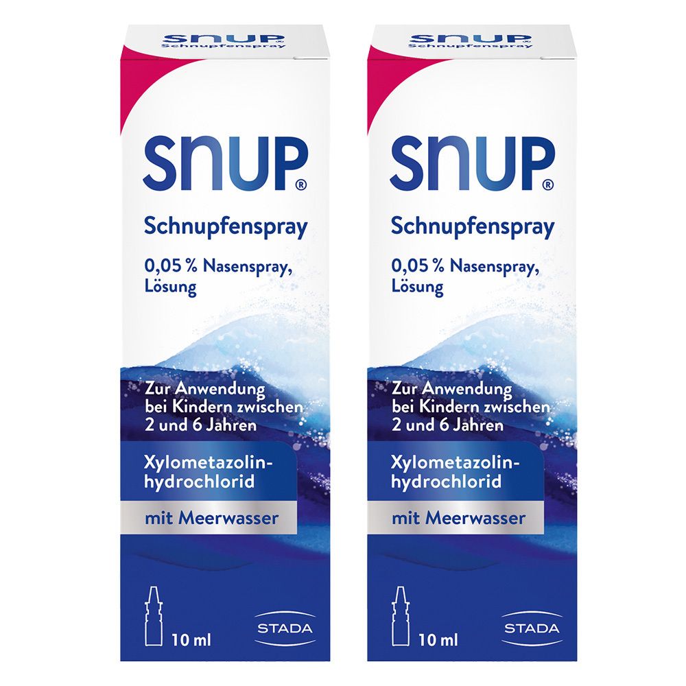 Snup Schnupfenspray 0,05% Nasenspray Doppelpack 2x10 ml
