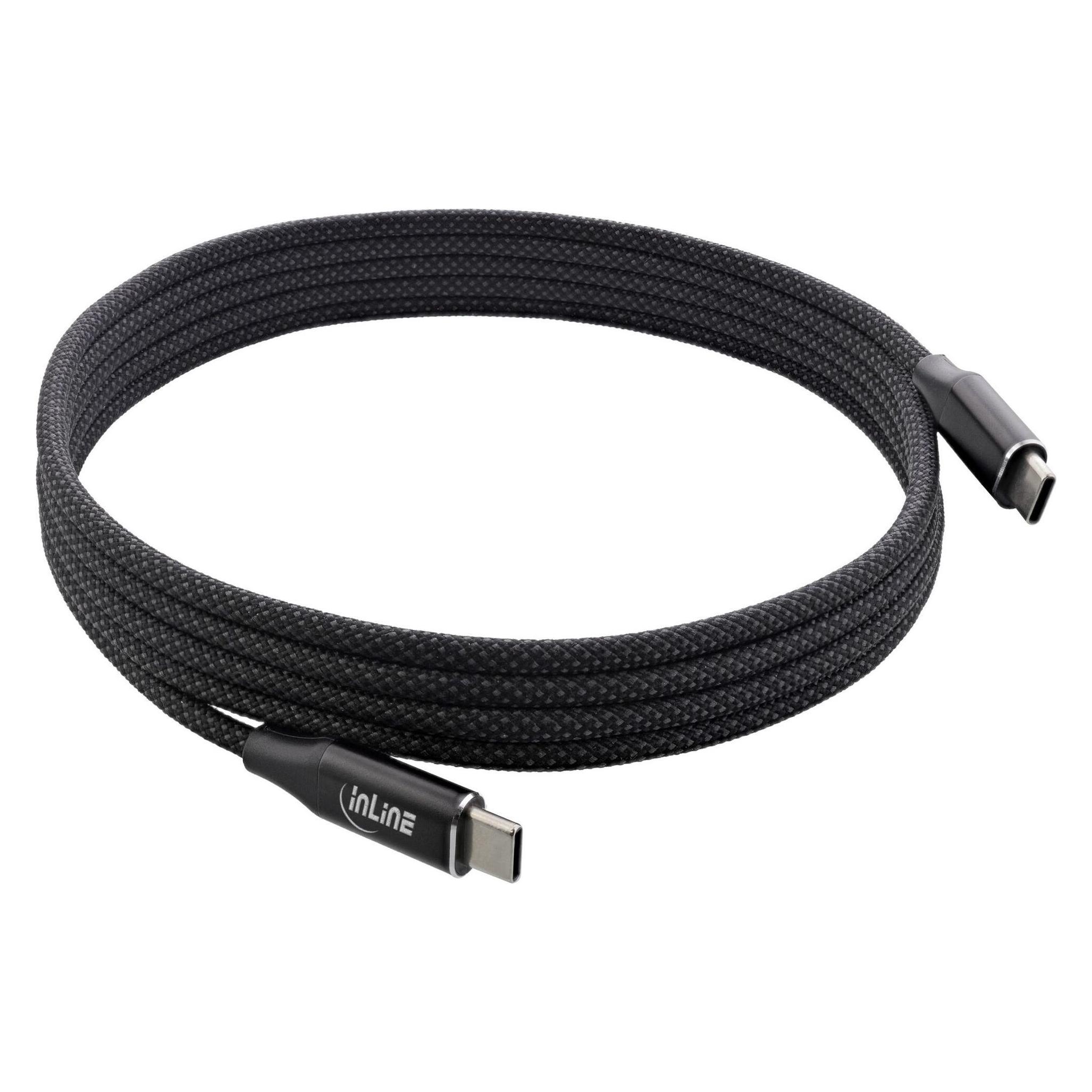 InLine Magnetic USB-C Kabel (1 m, USB 2.0, 100 W) (35881)