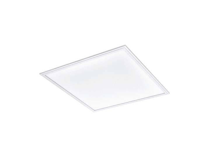 Connect Z Led-Deckenleuchte Salobrena-Z, Weiß, Metall, Kunststoff, quadratisch, 59.5x5x59.5 cm, ZigBee-Technologie, Smartphone-Steuerung, Lampen & Leuchten, Innenbeleuchtung, Smart-Home-Lampen, Smart Home Deckenleuchten